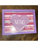 XOXO HEART LOVE WALL PLAQUE  HANGING decoration - $330.41 MXN