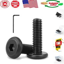 50 Pack Black Oxide 304 Stainless Steel Hex Socket Cap Screws - 1/4-20 x... - $25.23 CAD