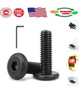 50 Pack Black Oxide 304 Stainless Steel Hex Socket Cap Screws - 1/4-20 x... - $25.23 CAD