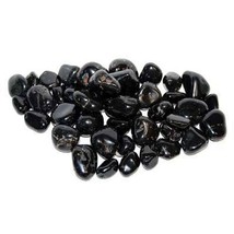 1 lb Black Onyx tumbled stones - $17.27