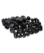 1 lb Black Onyx tumbled stones - £13.68 GBP