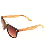Silvano New Authentic Fashion Sunglasses Composite Frames With Natural W... - $1,123.01 MXN