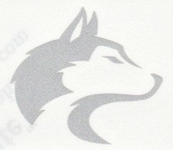 REFLECTIVE Washington Huskies 2 inch fire helmet decal sticker RTIC hard hat - £2.76 GBP