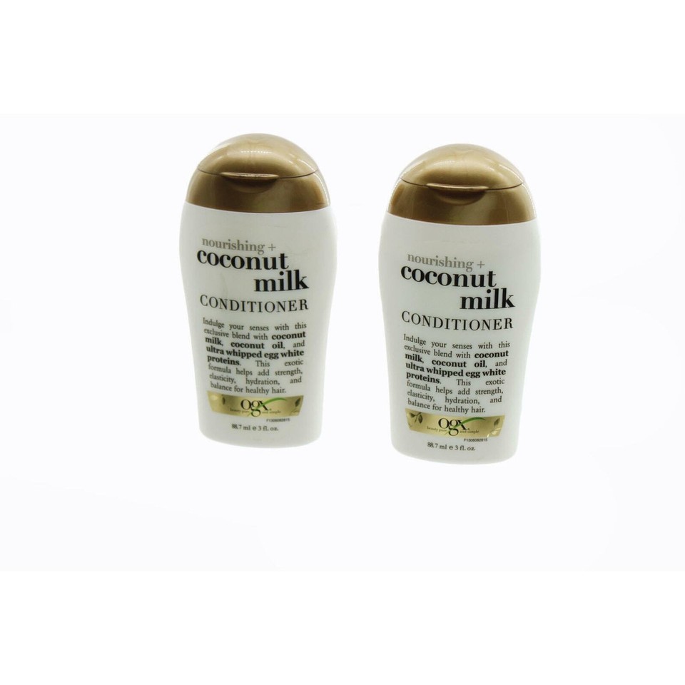Conditioner OGX Nourishing + Coconut Milk Moisturizing  3 fl. oz 2 Bottles - $3.85