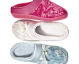 Velveteen Memory Foam Lined Slippers (Size Small / 5-6) Blue Color Only ... - £12.41 GBP