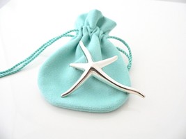 Tiffany &amp; Co Star Starfish Brooch Pin Ocean Sea Nature Lover Gift Pouch T and Co - £235.67 GBP