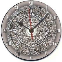 Mayan calendar dvd clock, novelty gift idea, can be personalised - Free P&amp;P - $12.79