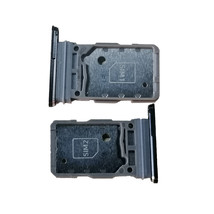 Dual Sim Card Tray Holder For Samsung Galaxy S21 S21+ S21 Ultra Black - £11.05 GBP