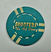 Shooters It&#39;s All Here Poker Chip Good for One Free Drink Coin Token Dil... - $5.60 CAD