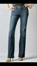 Ann Taylor Loft Women&#39;s Jeans Curvy Boot Cut Low Rise Stretch Size 2 X 33 NWT - £38.98 GBP