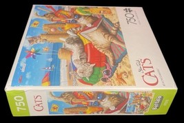 Cats 750 pc Jigsaw Puzzle Buffalo Games Beachcombers Steve Reed 97070 24x18" image 6