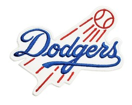 Los Angeles Dodgers World Series MLB Baseball Iron On Patch Tommy Lasorda - $4.97