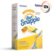 12x Packs Snapple Diet Lemon Tea Flavor Drink Mix | 6 Singles Each | .72oz - £23.18 GBP