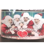 I Love Lucy Christmas Snow Globe Lucy Ricky Fred and Ethel Snowglobe  - $24.50