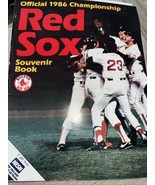 1986 BOSTON RED SOX CHAMPIONSHIP OFFICIAL SOUVENIR BOOK - $15.00