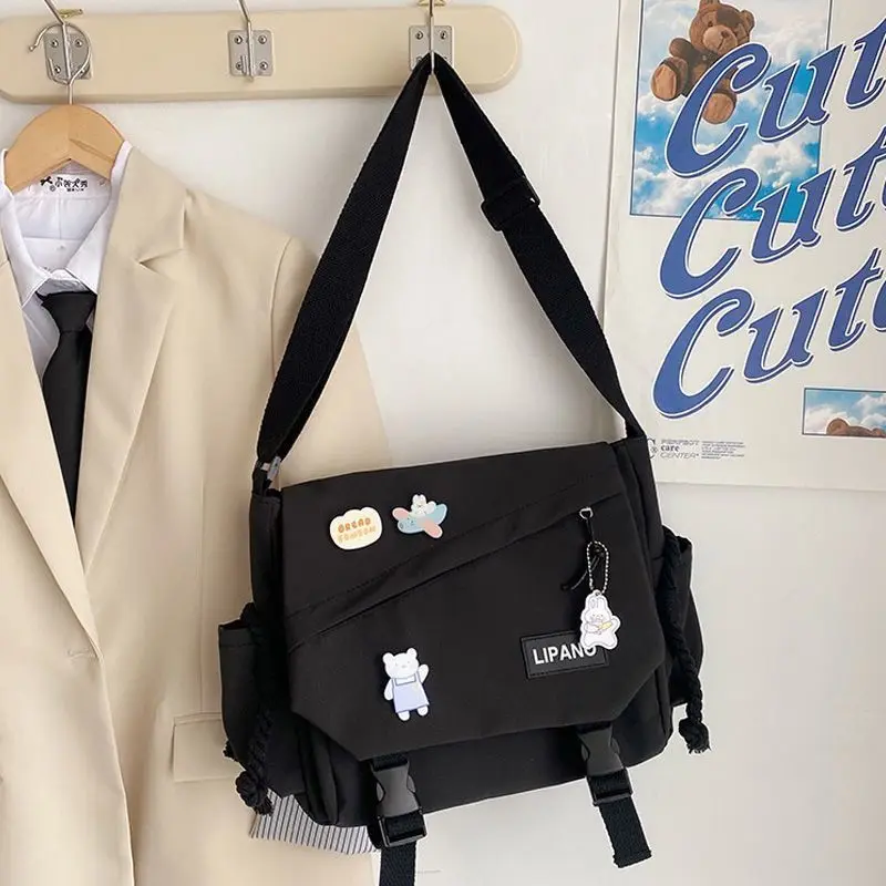 South Korea Ins Hong Kong Style Bag Versatile Literature Street Shoot On... - $25.66