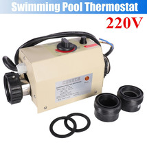 3Kw Electric Water Heater Thermostat Swimming Pool Bath Spa Hot Tub Heater 220V - £160.35 GBP