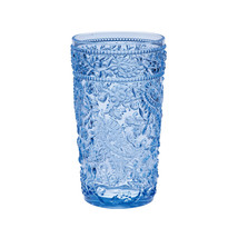 Set of Four Blue Paisley Acrylic Stemless Highball Glass - $1,404.11 MXN