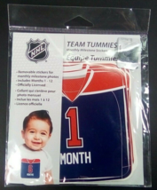 Team Tummies Edmonton Oilers NHL Hockey Baby T-shirt Sticker 1 to 12 Mon... - $3.04