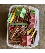 Da Collezione Vintage Lincoln Logs 10kg Lotto W Vari Extra - $2,073.40 MXN