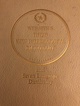 Webster&#39;s Third New International Dictionary and Seven Language Dictionary - £49.84 GBP