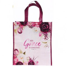 Christian Art Gifts His Grace is Enough Non-Woven Totebag - $21.28