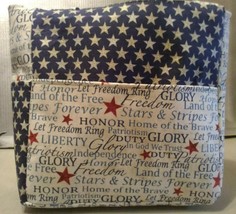 USA america freedom stars flag patriotic glory purse project bag handmade - £29.68 GBP
