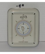 Vintage Marlboro Birthday Gift Deck Playing Cards Tin Case Initials PL J... - $271.89 MXN