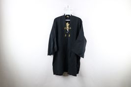 Vintage 50s 60s Womens OS Open Front Japanese Kimono Robe Rayon Gabardin... - $49.45 Vintage 50s 60s Womens OS Open Front Japanese Kimono Robe Rayon Gabardin... - $49.45