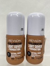 (2) Revlon 440 Caramel ColorStay Light Cover Liquid Foundation 1ozCOMBIN... - $3.42