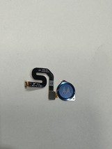 Motorola Moto G7 Power XT1955 Blue Fingerprint Sensor Flex Cable - £7.83 GBP