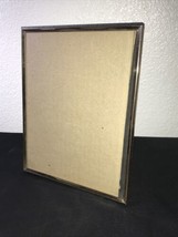 Vintage 8” X 10&quot; Gold Tone, Metal Picture Frame, Self Standing Easel ￼ Back - £6.14 GBP