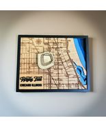 Wrigley Field 3D Wooden Map Wall Art, Chicago Baseball Stadium, Lake Mic... - $548.39 MXN