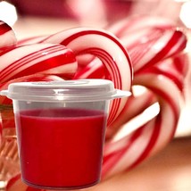 Candy Cane Soy Wax Scented Soy Wax Candle Melts Shot Pots, Vegan, Hand Poured - £12.64 GBP+