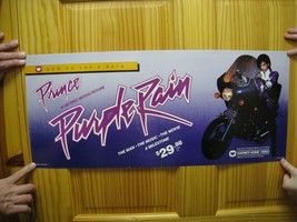 Prince Poster Purple Rain Now On VHS and Beta - £141.58 GBP