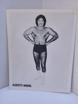 Al Madril Autographed Promo Photo 70&#39;s - 80&#39;s WCCW, PNW, NWA, Big Time W... - £279.76 GBP