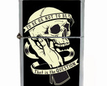 To Be Or Not To Be Rs1 Flip Top Dual Torch Lighter Wind Resistant - £13.25 GBP