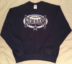 NFL Dallas Cowboys Pro Player Dark Navy Blue Long Sleeve Sweater XL Extra Large - £39.49 GBP