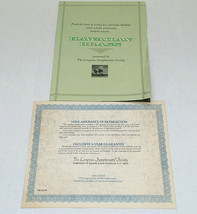 Vintage Hawaiian brass longines symphonette society record  paper ephemera - £15.59 GBP