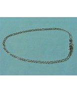 14 KT YELLOW GOLD LINK CHAIN ANKLE BRACELET ITALY - $252.45 CAD