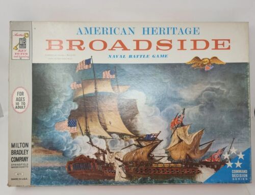 1962 American Heritage Broadside Navel Battle Game MB Complete GS - £64.09 GBP