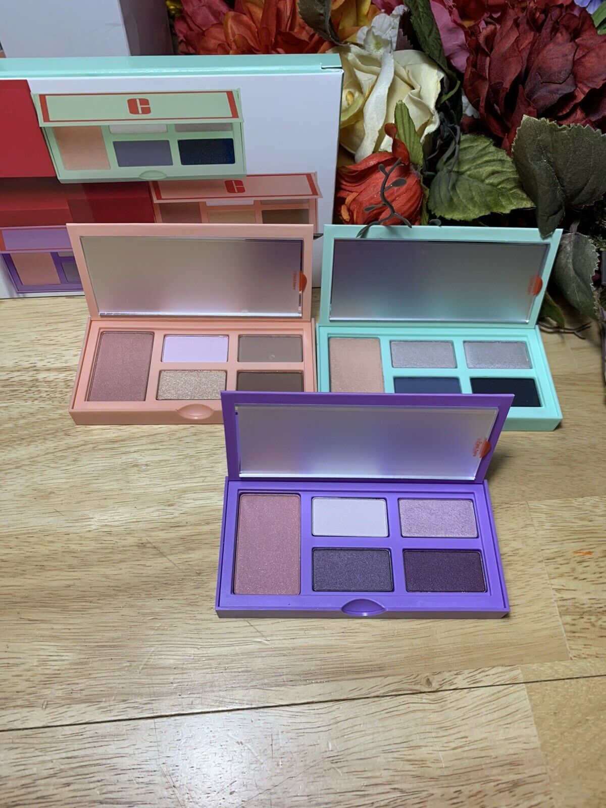 Clinique Three Eye-and-cheek Palettes Gift Set Of 3 Palettes Brand New I... - $24.75