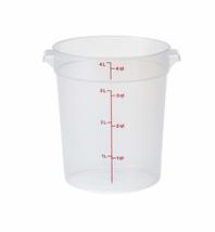 Cambro 4 qt Round Polypropylene Food Storage Container - Camwear® - £13.05 GBP