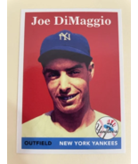  1958 Topps Style JOE DIMAGGIO Custom Artist Novelty Baseball Card - €4,34 EUR