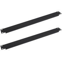 2 Set 1U Blank Rack Mount Panel Server Racks Enclosures Spacer 19&quot; Cabin... - £25.63 GBP