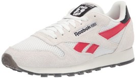 Reebok Unisex Classic Leather Sneakers Human Right GY0705 Grey/Red/Gold Metallic - £42.03 GBP+