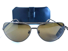 New Polarized Dunhill SDH7 509P Gunmetal Pilot 63mm Men&#39;s Sunglasses Italy D - £155.84 GBP