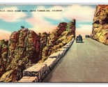 Trail Ridge Road Timberline Colorado CO UNP Linen Postcard Z2 - $2.92