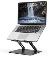 Adjustable Laptop Stand Desk Metal Foldable Portable Holder Mount Ventil... - £28.11 GBP