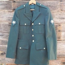 Vintage US Army Green Dress Jacket Coat 36R - £101.47 GBP